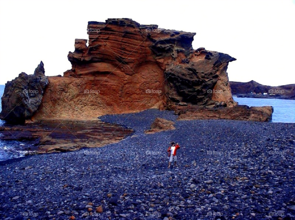 ocean sea lanzarote beach by merethe