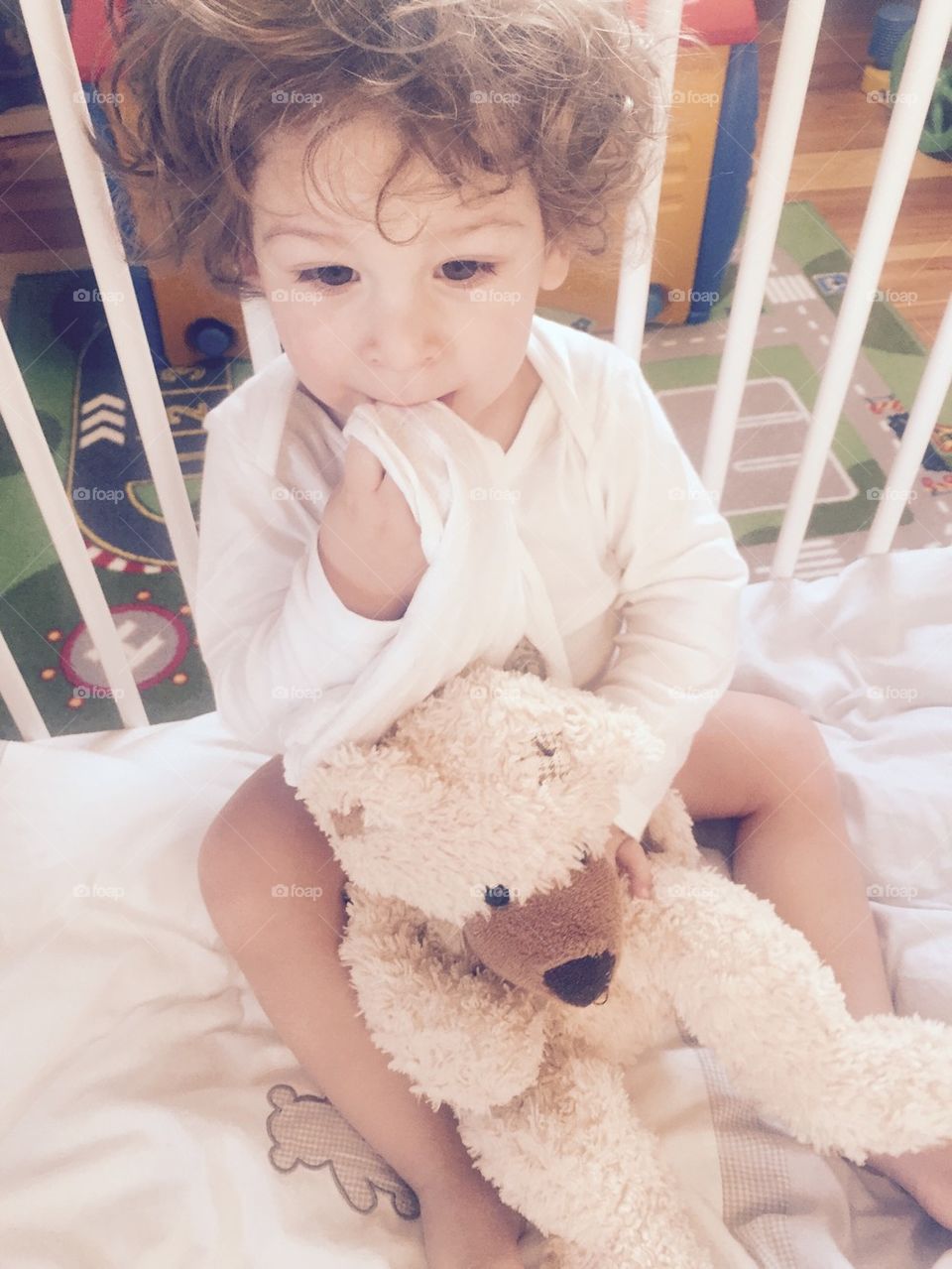 Baby and his Morning plays