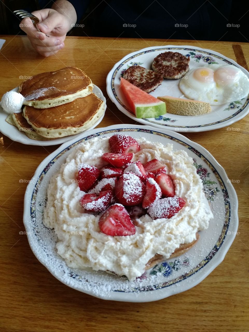 A well deserved breakfast!. Sequim, WA