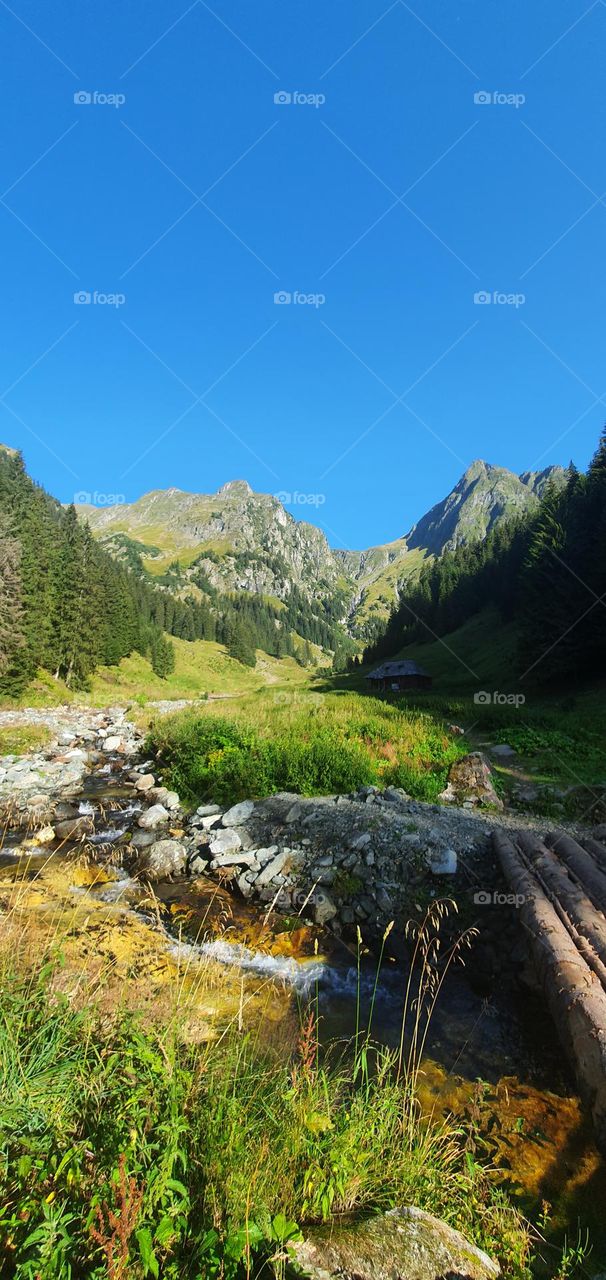 View of Stana lui Burnei Valley