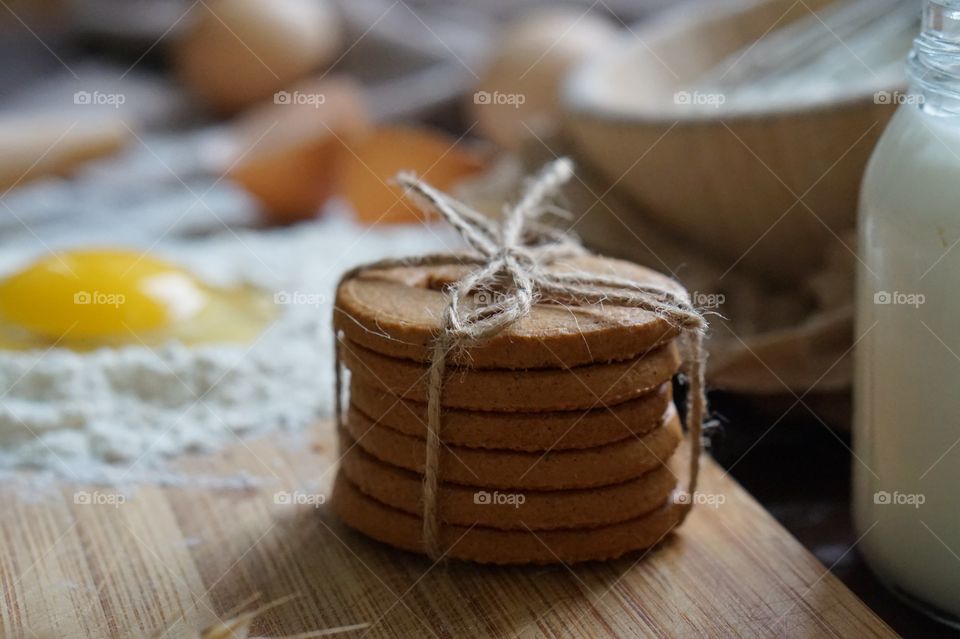 Prepping snacks for Santa 