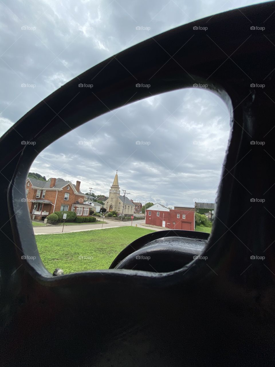 Odd view from the caboose 