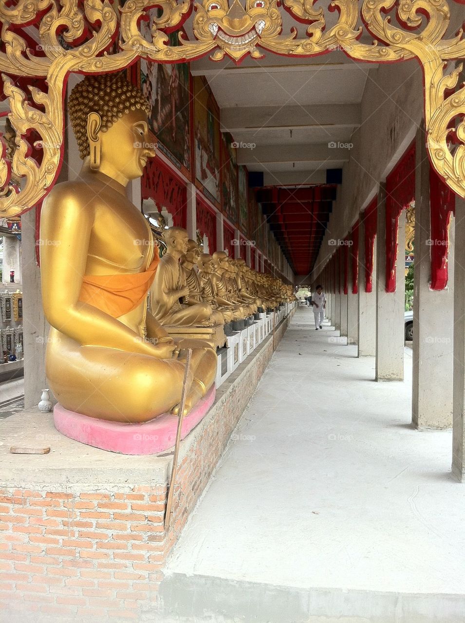 Buddha sculpture at Thai temple