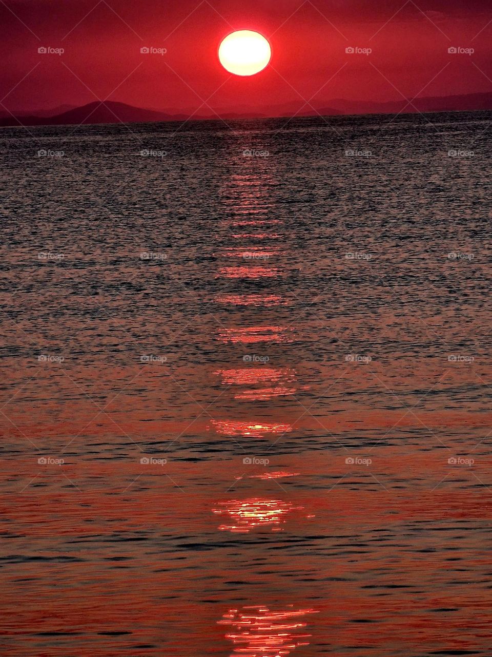 sunrise on the island of Thassos