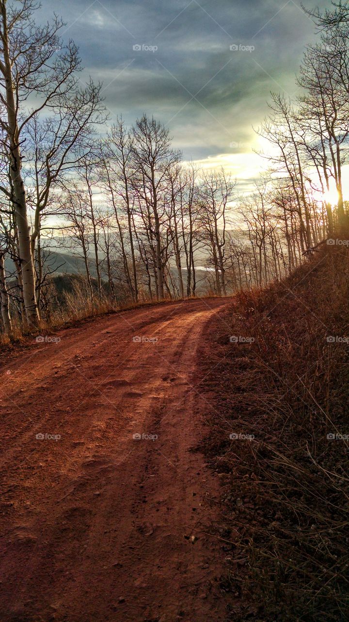 Sunset on Red Table mountain