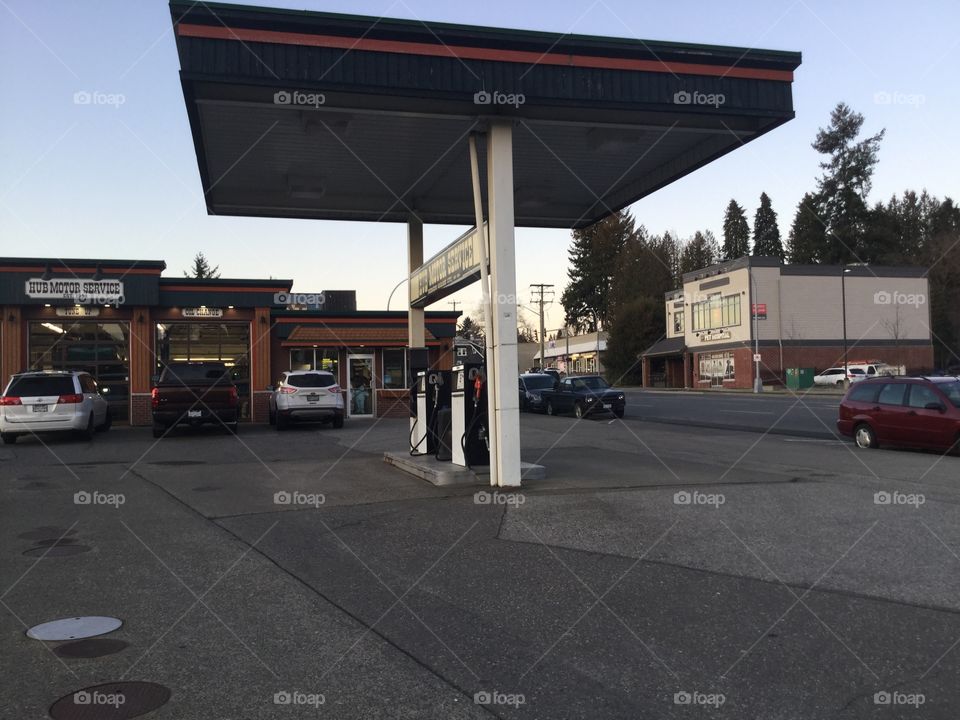 This is an old gas station in the downtown area of where I live. I took it because I like what Robin Williams character said in the movie 1 Hour Photo about how we take photos of the pretty things in life but not the mundane things day to day things.