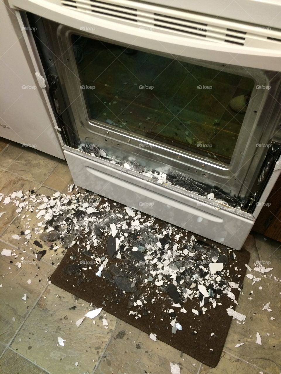 When the oven has a self destruct feature