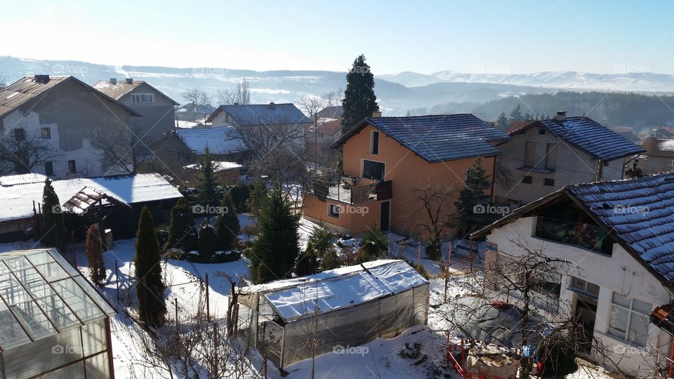 Snow, Winter, House, No Person, Landscape