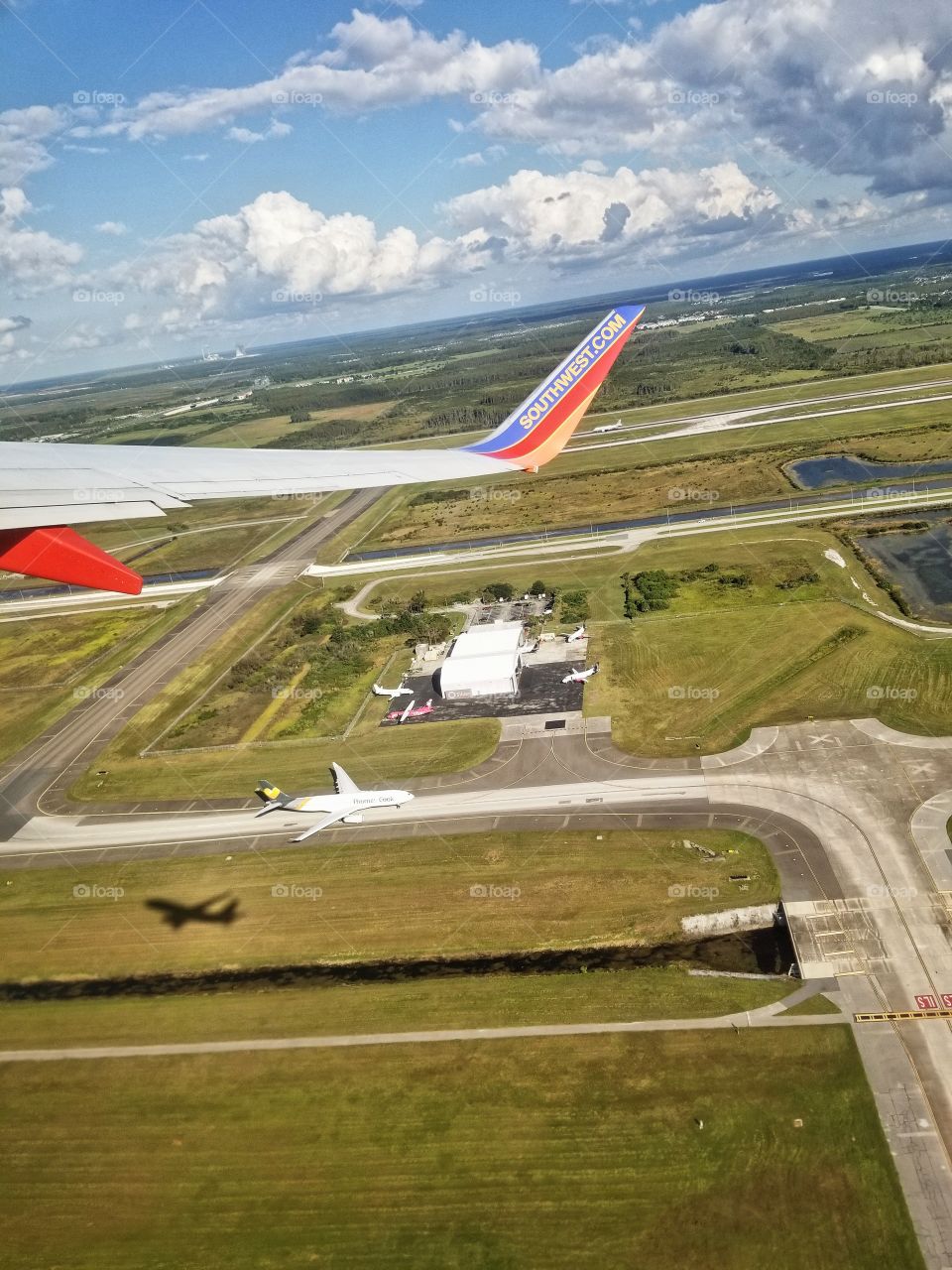 First time seeing my planes Shadow