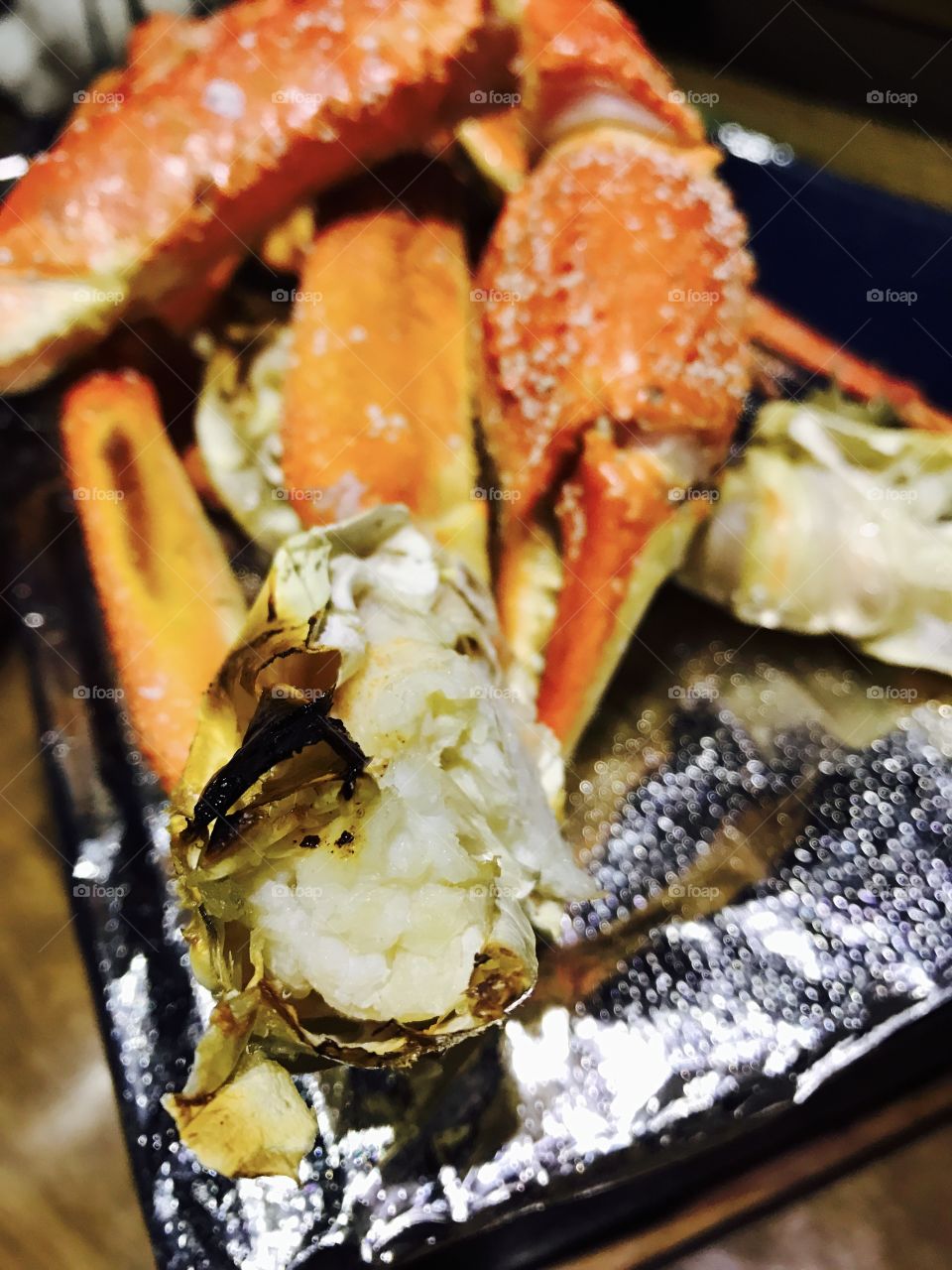 delicious crab meal 