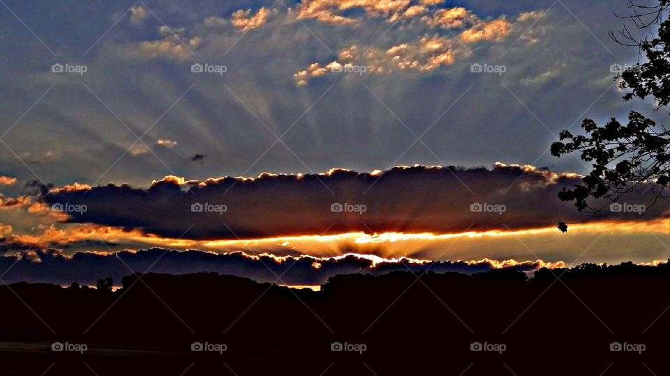 Sunset, Dawn, Sun, Evening, Sky