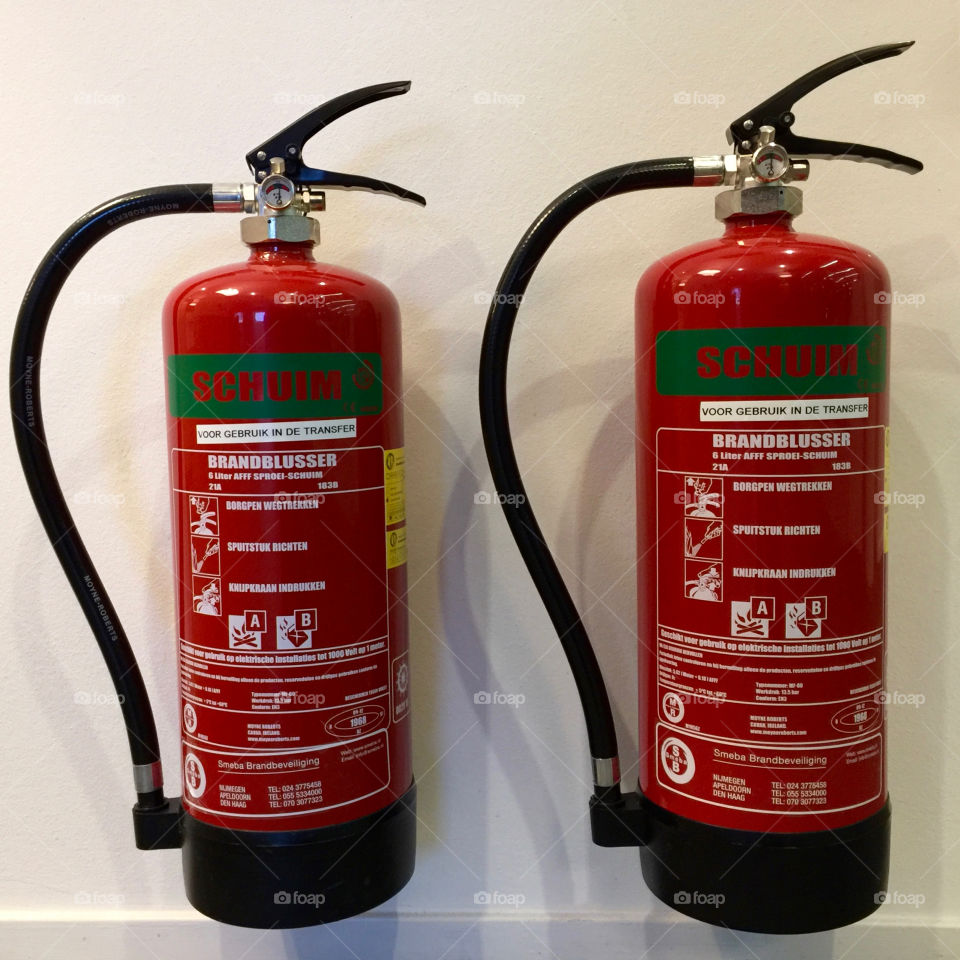 Two Fire Extinguishers