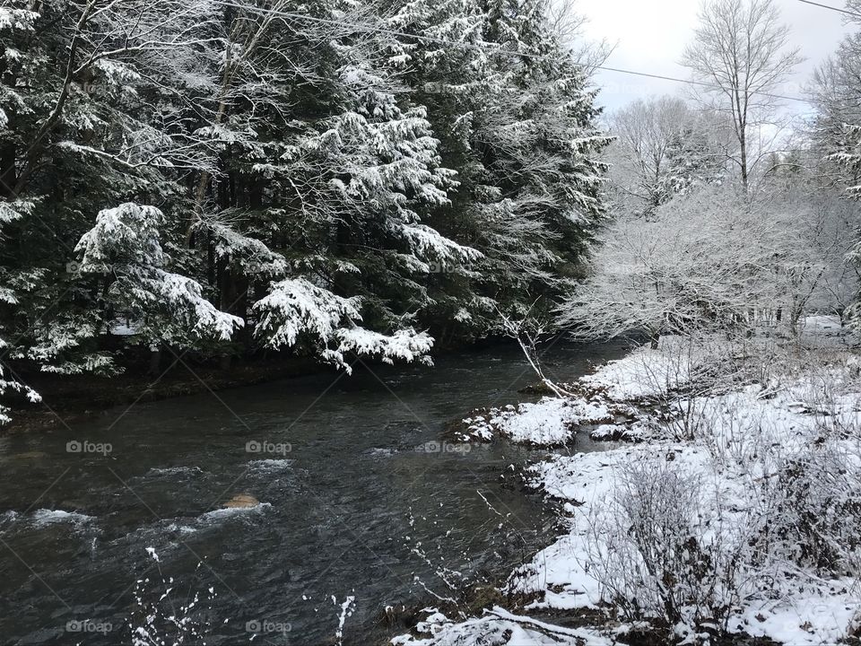 Surprised to see snow in April, but enjoying the beauty it brings.