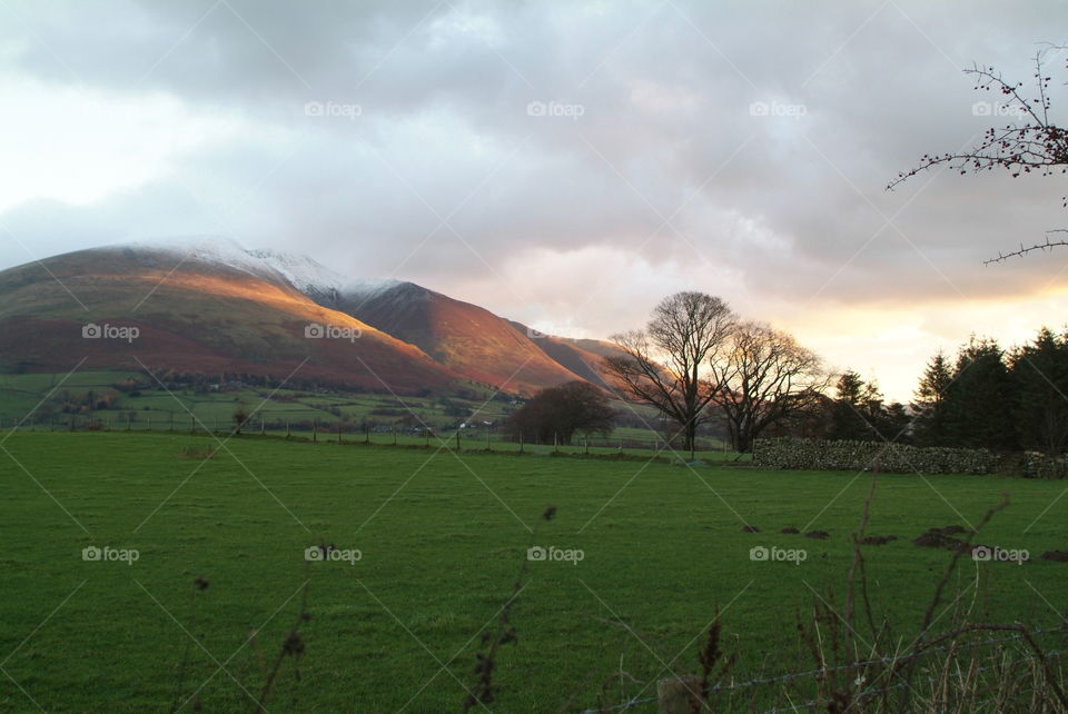 Sunrise in Lake District 