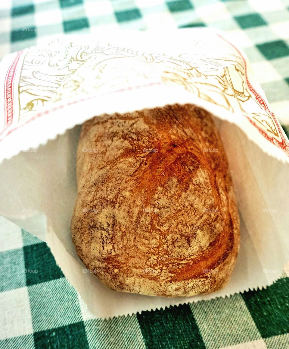 Portland Bakes Bread. This is one of many delicious loaves from my favorite bakery in Portland.