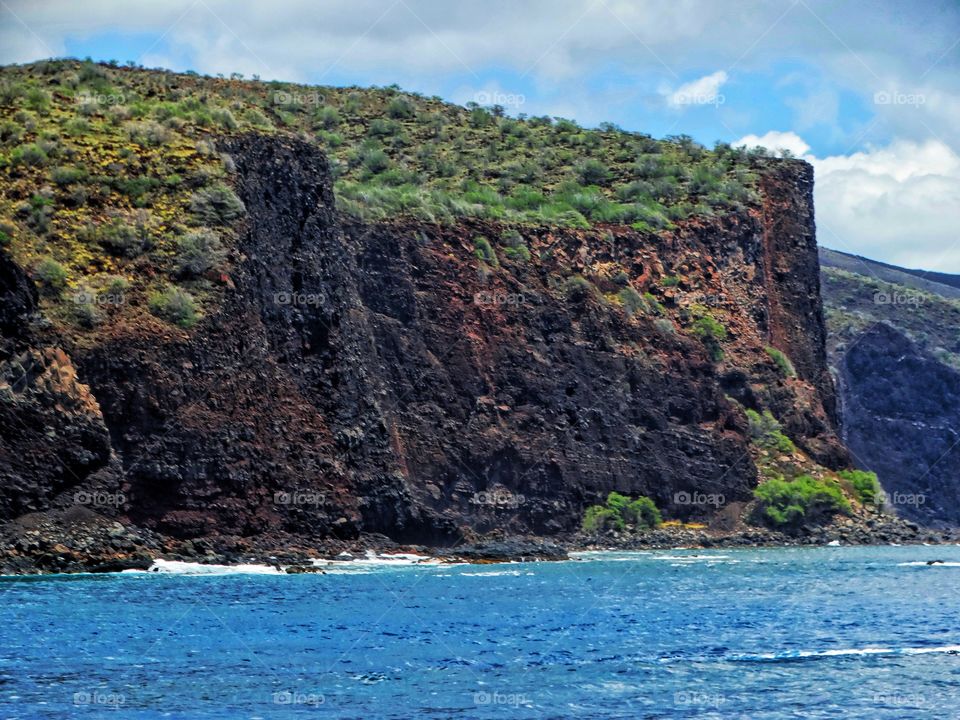 Coast Of Lanai Island, Hawaii