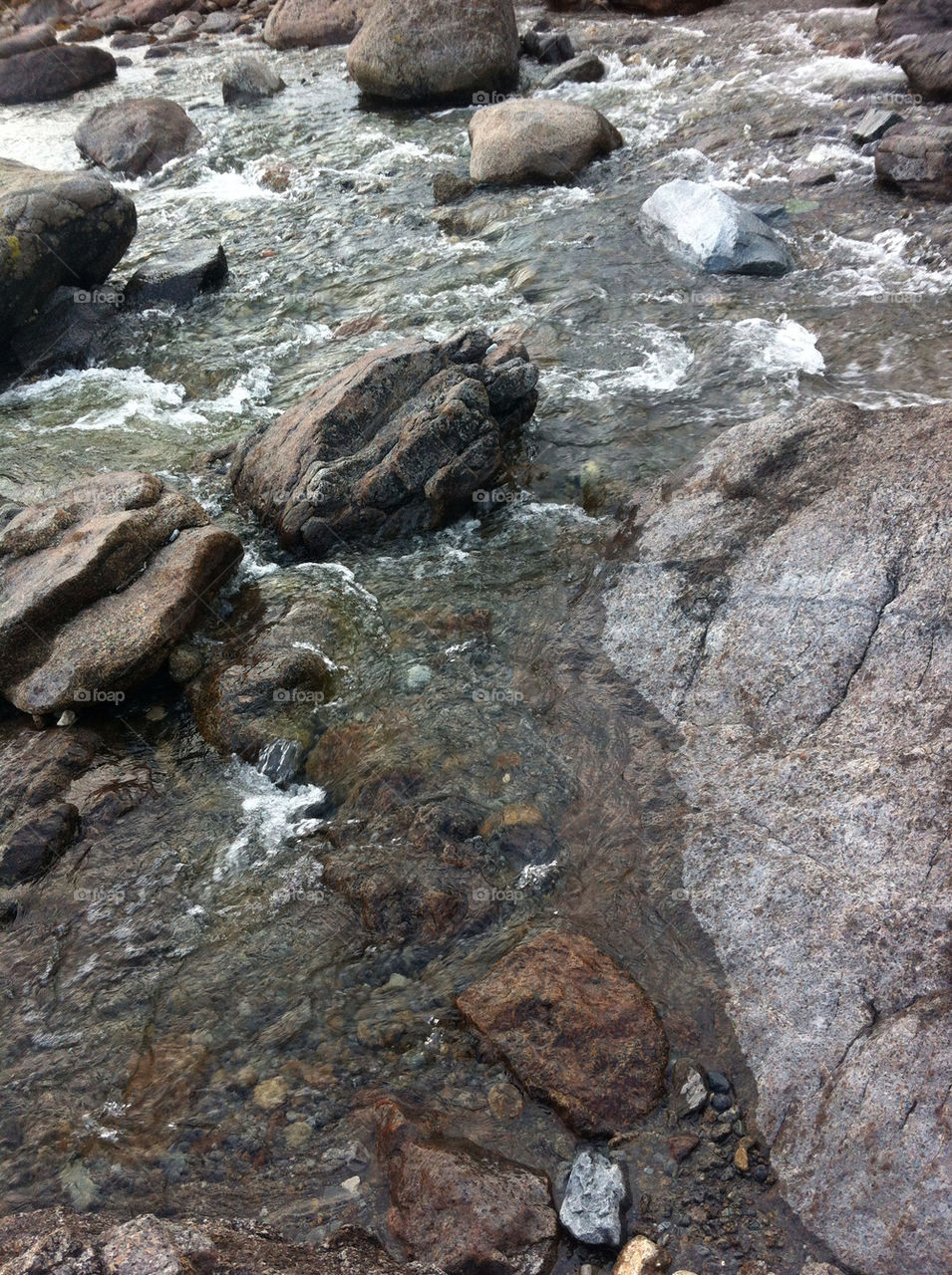 norway water stones rocks by rosannaalice
