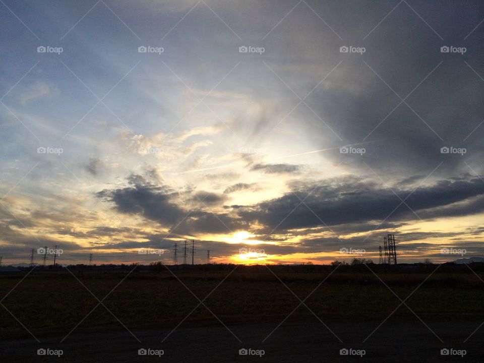 Sundown on the Range