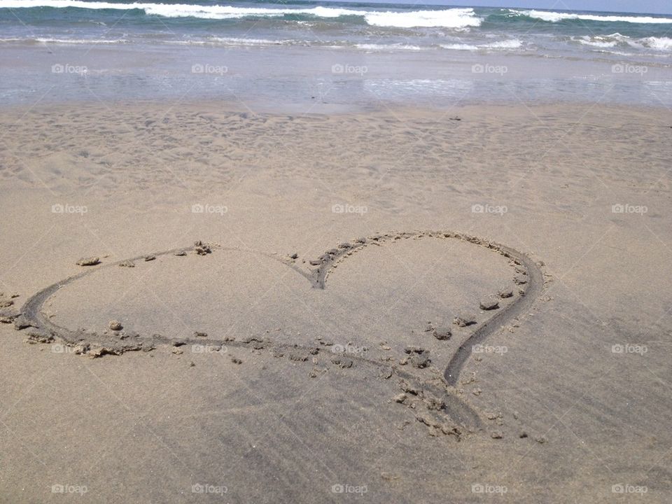 Heart in Sand