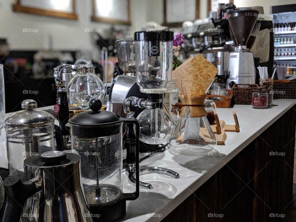 Coffee brewing equipment