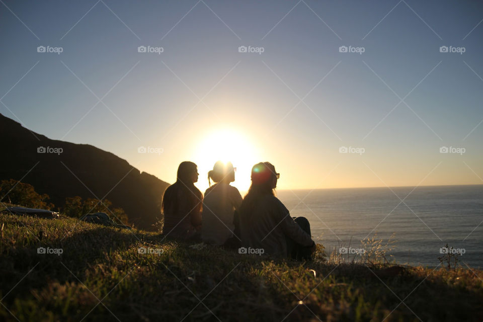 Sunset at chapmans peak