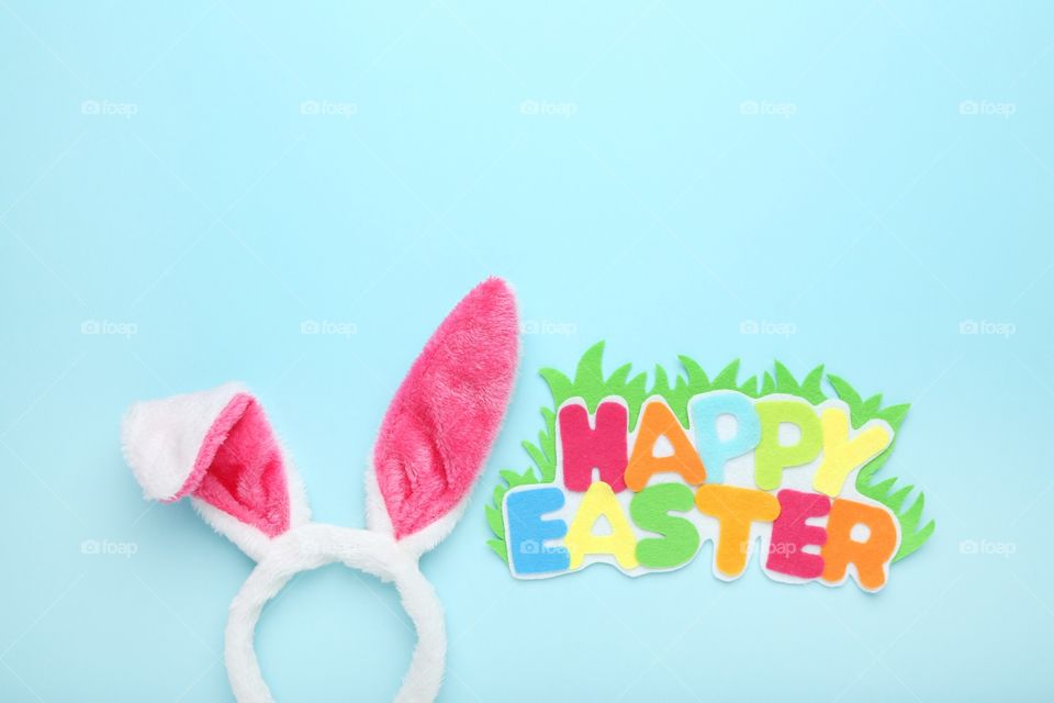 Happy Easter decoration. Greeting card