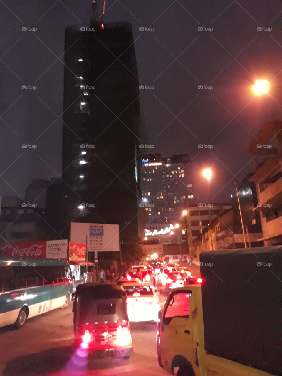 city traffic @ evening