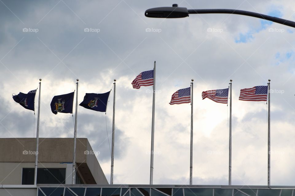 Flag, No Person, Patriotism, Flagpole, Wind