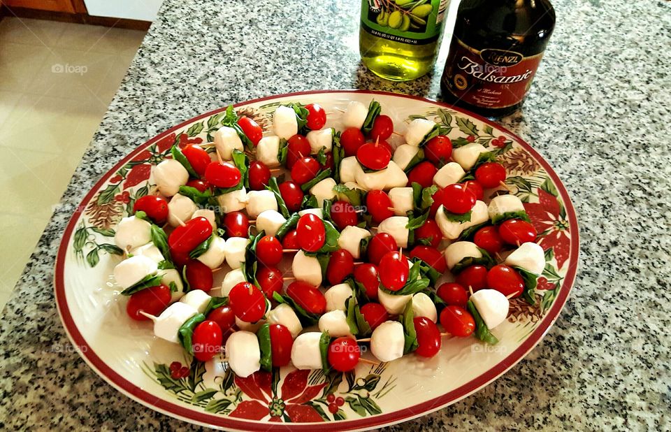 Mini Caprese Skewers