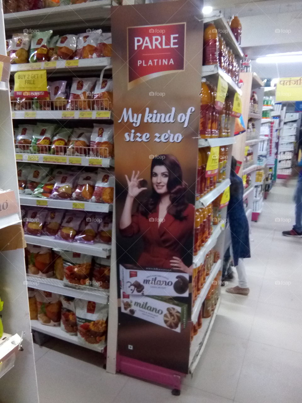 a beautiful advertisement in a mall at CITY BATHINDA.