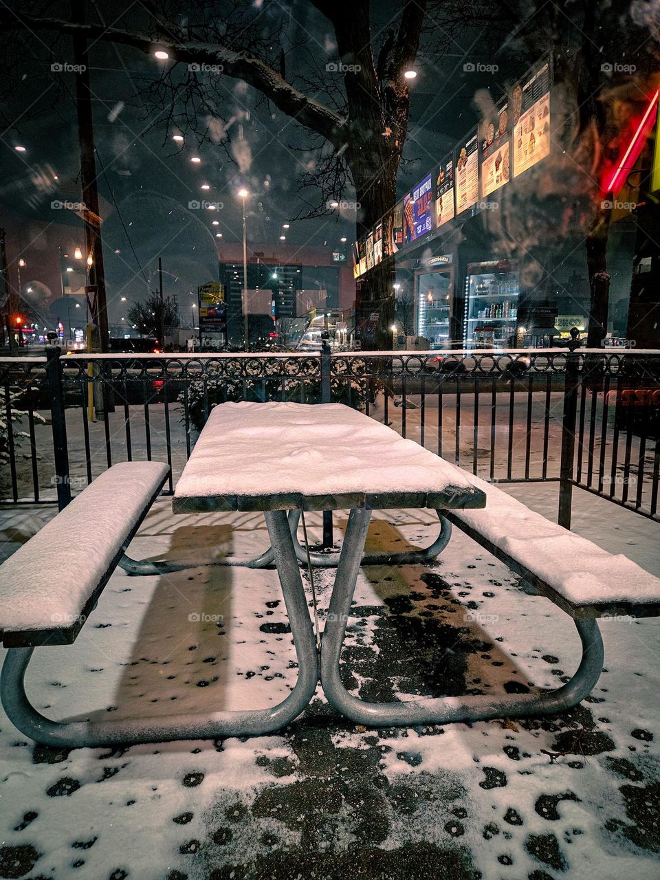 Lonely, cold winter vibes.  Stay warm out there.  Be with family or cuddle with your love ones.