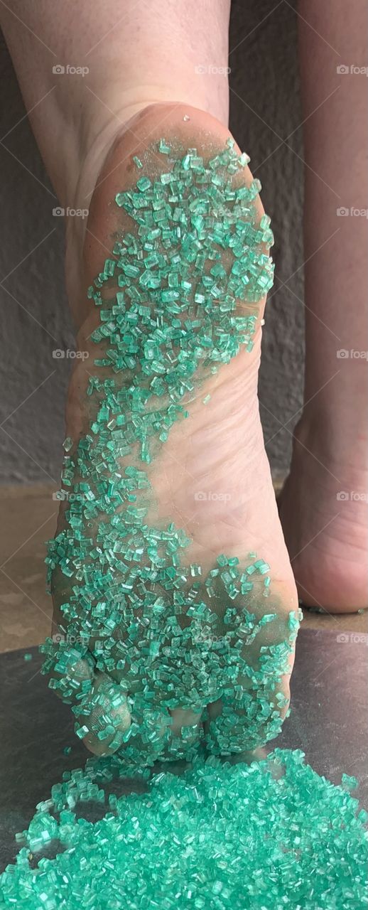 Stood in something sticky...