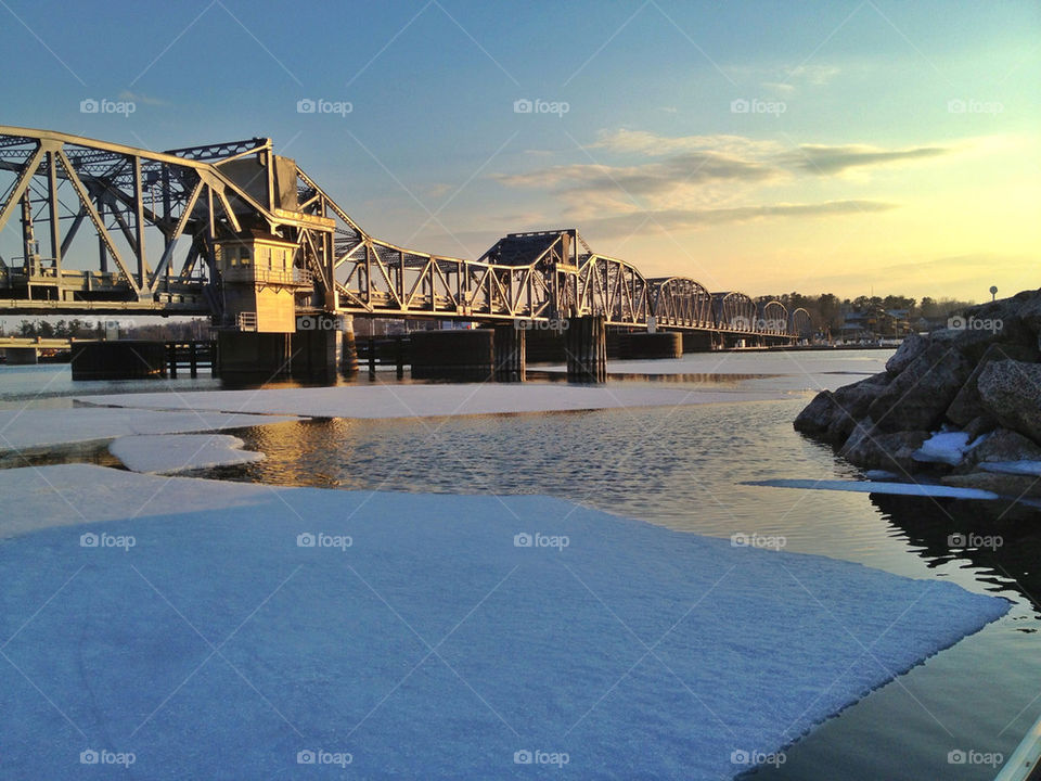 winter landscape beach sky by somebeach