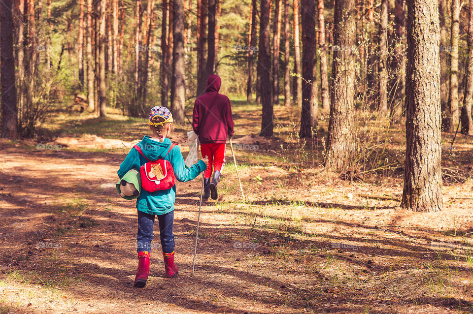 Kids are walking