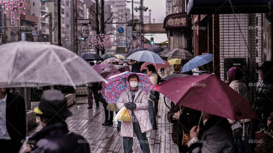 Tokyo rain