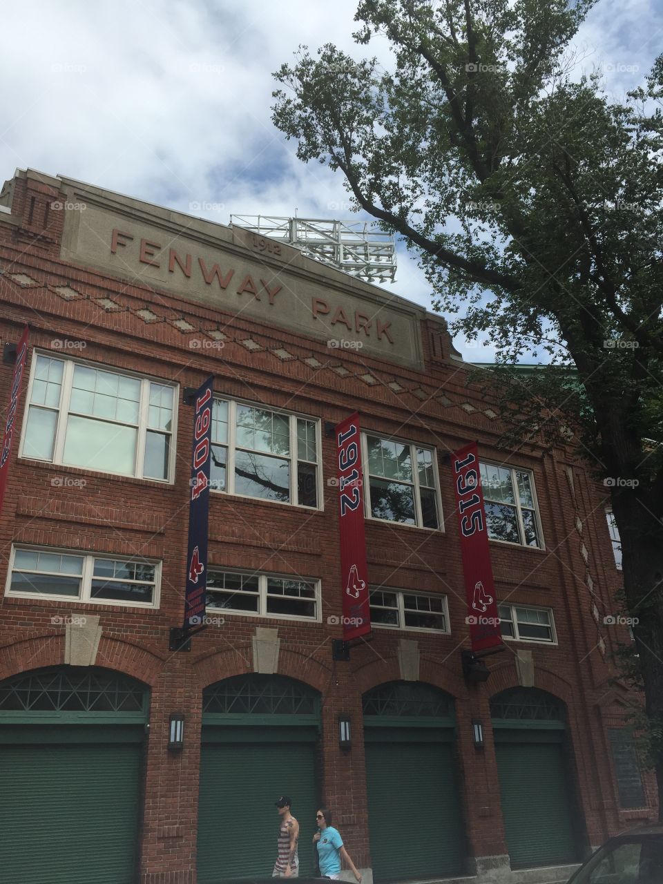 Fenway park. Home of the Red Sox baseball team in Boston.