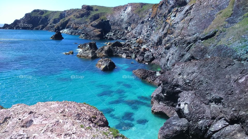 Cornish coast