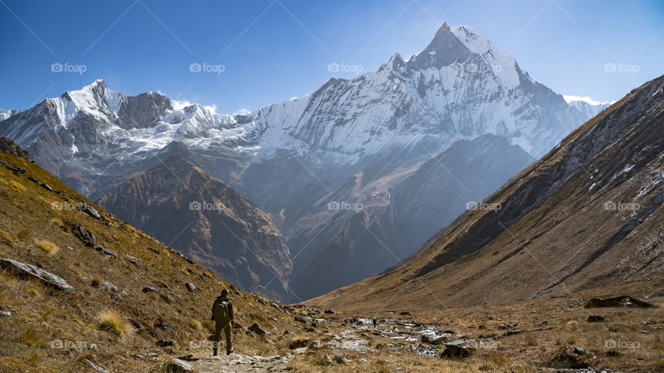 Himalayas Mountain Machapuchare