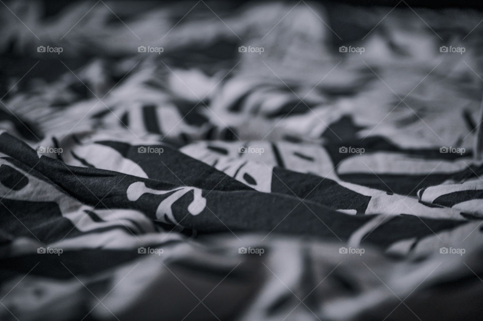 Full frame of a bed sheet 