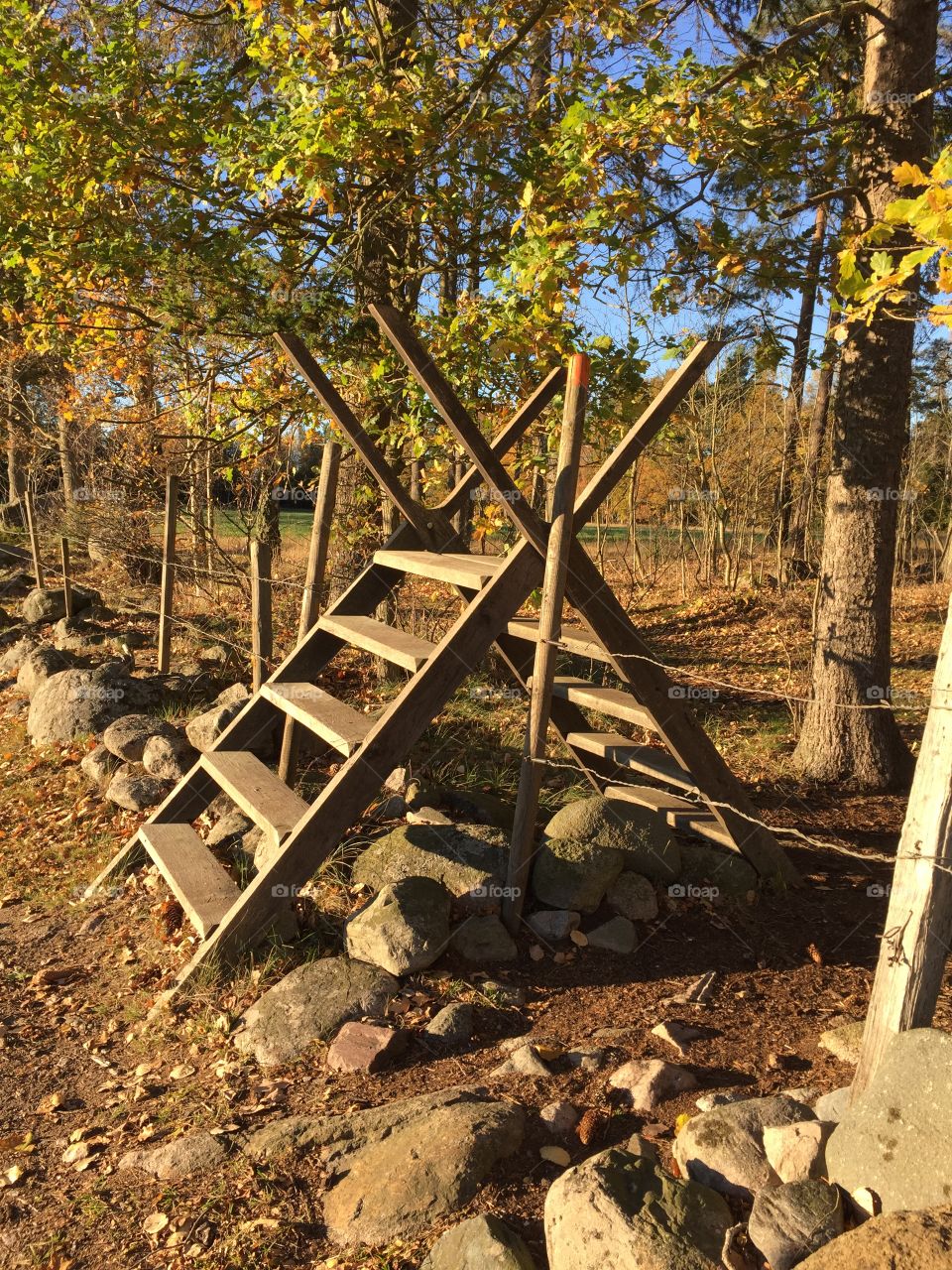 Pathway along Kalmarsund in Sweden 