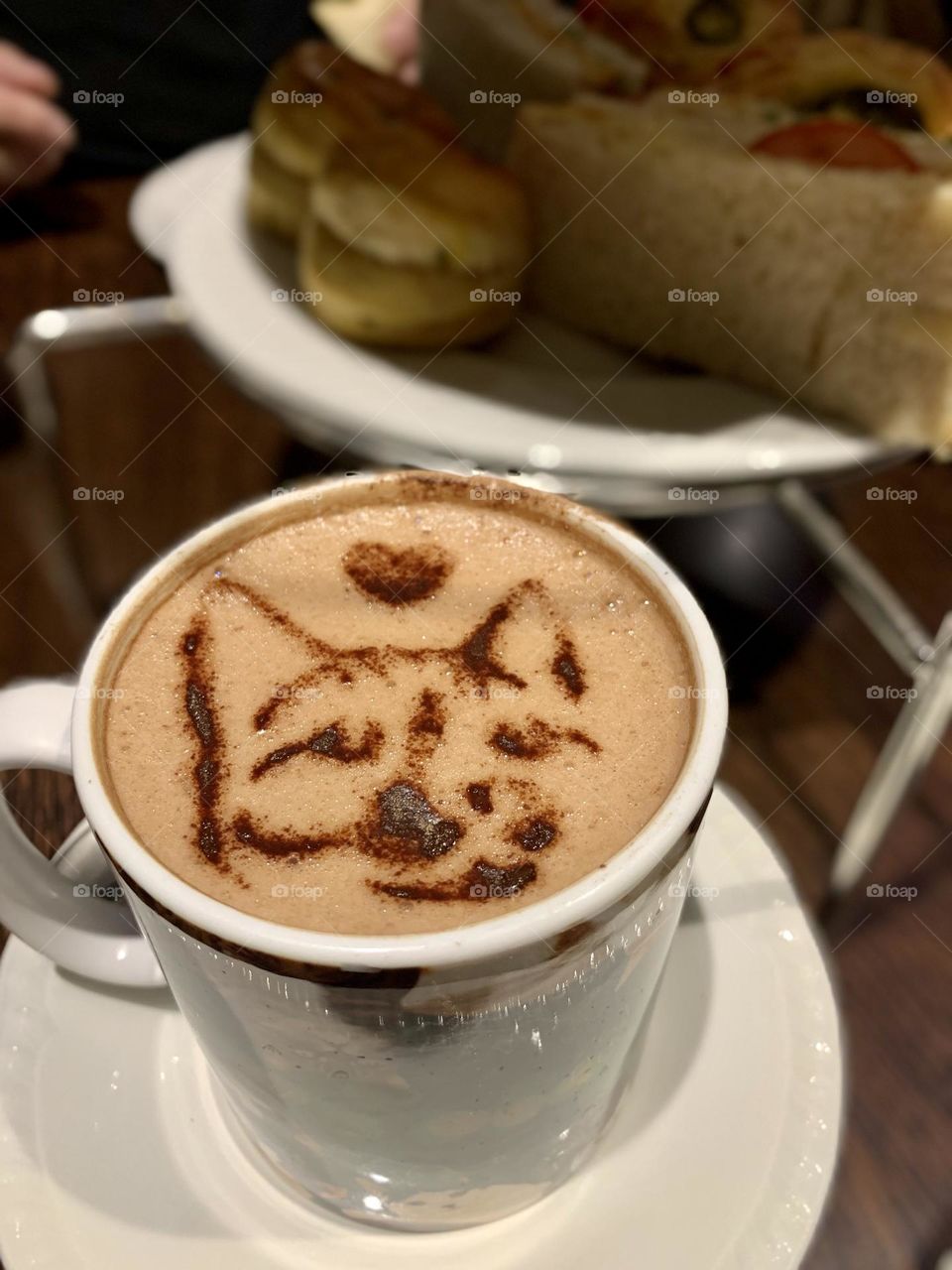 Cat in the coffee 