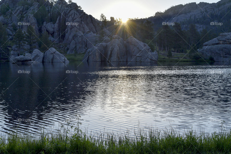 Sunrise over the Lake