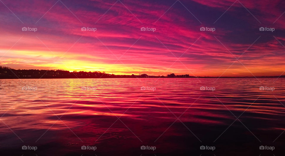 Newhaven Sunset. Newhaven, Edinburgh