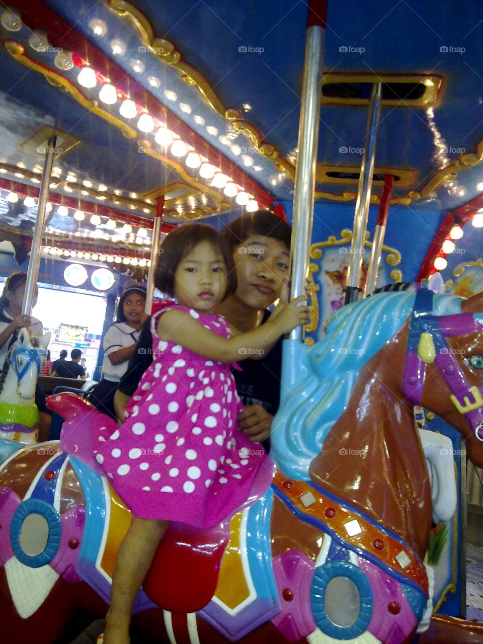 niece in ride