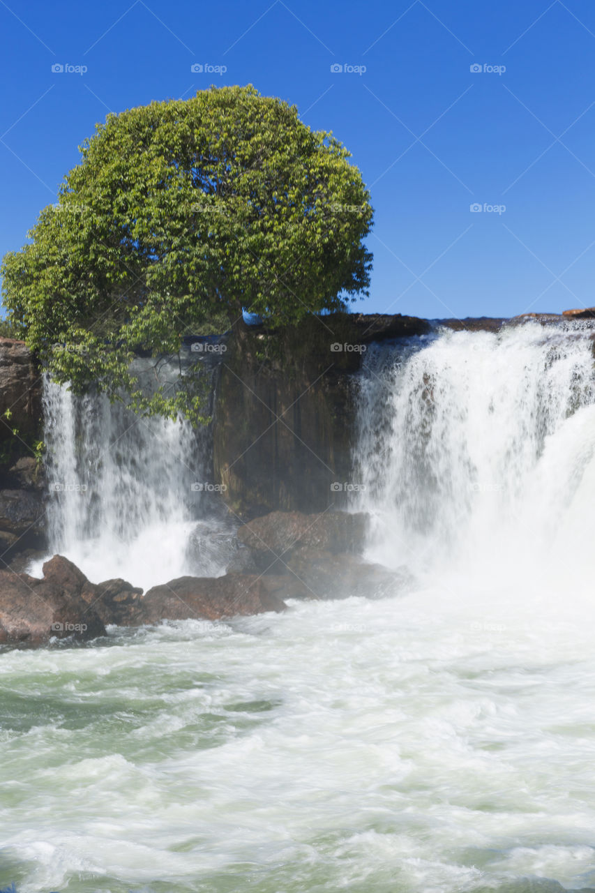 Prata waterfall in Jalapao State Park.