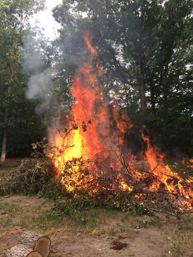Outside fire fun