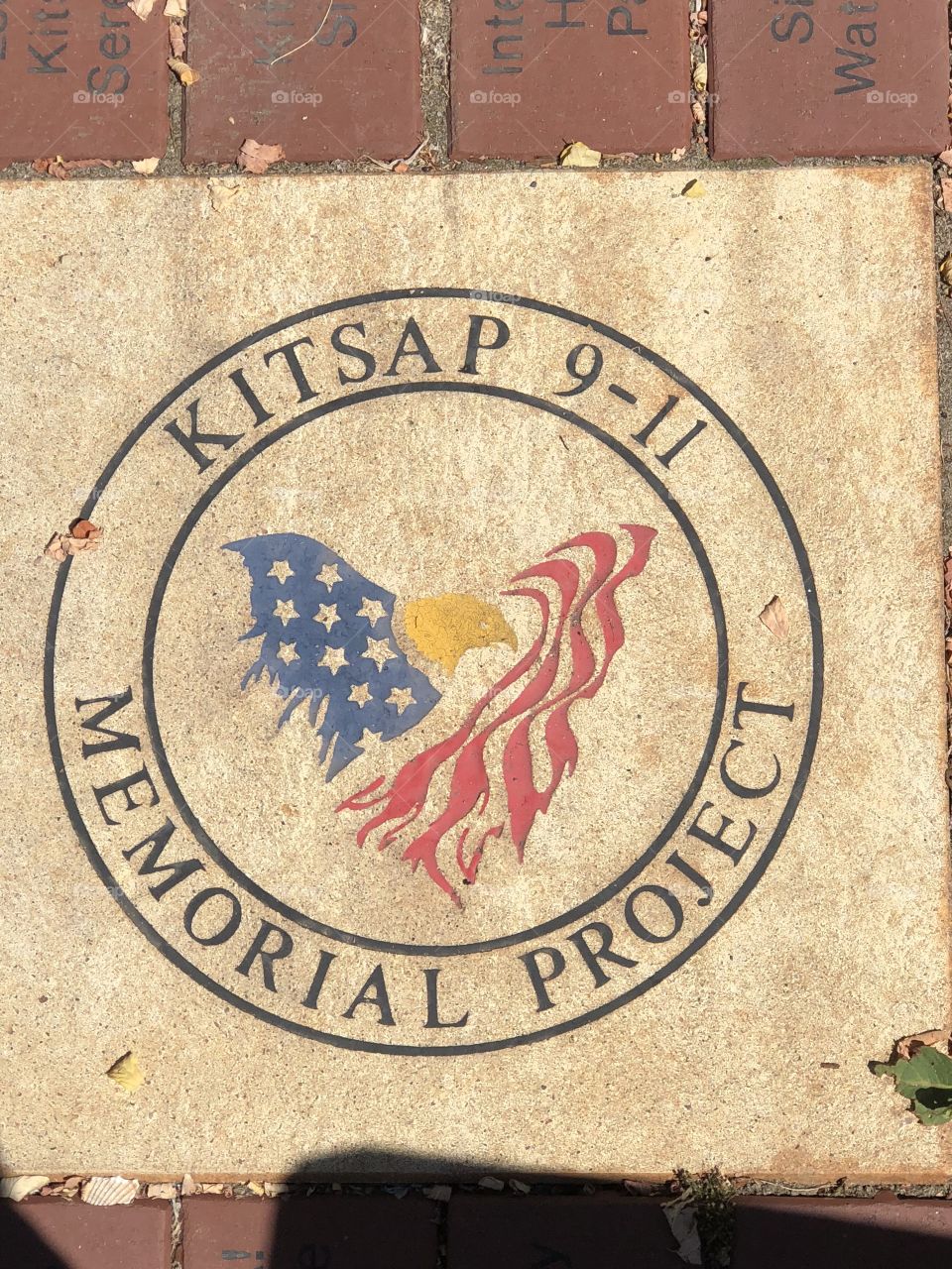 Plaque for the Kitsap 9-11 Memorial Project