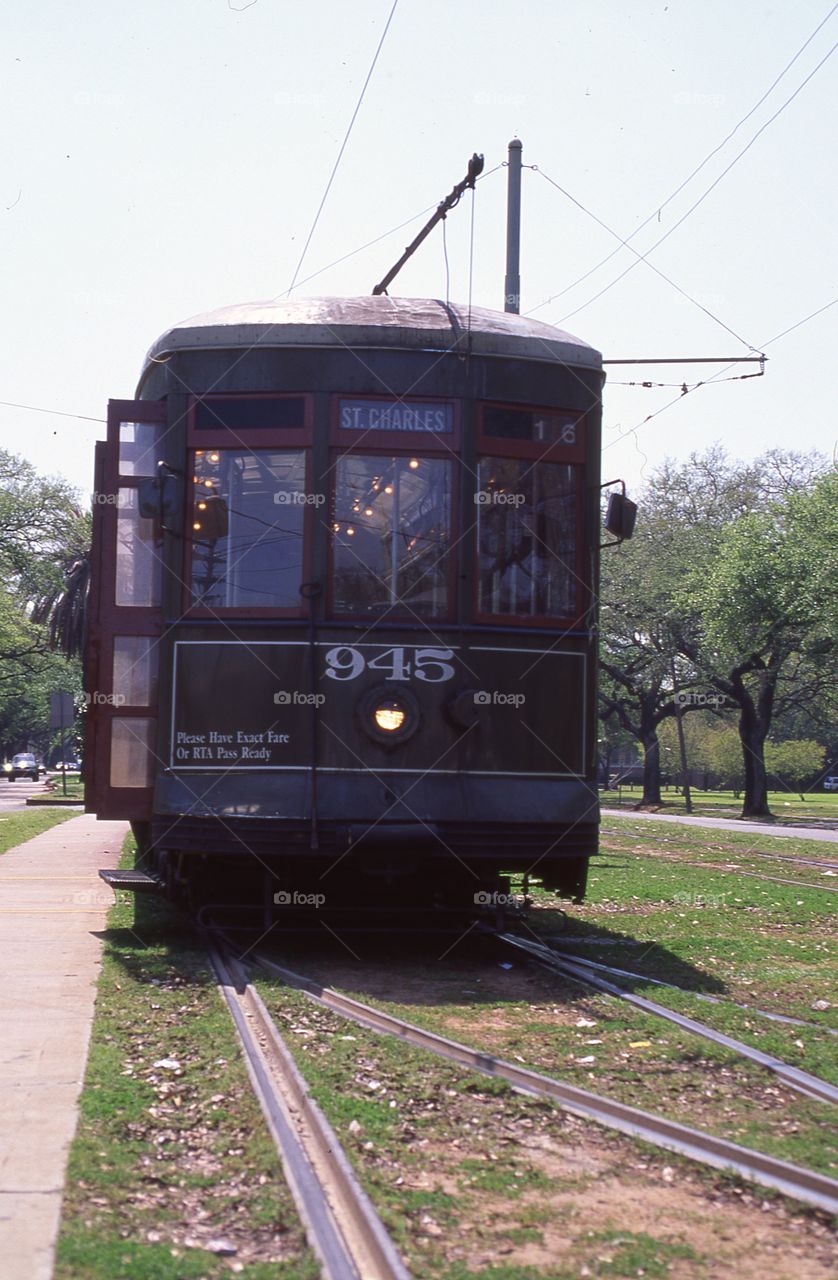 trolley car New Orleans