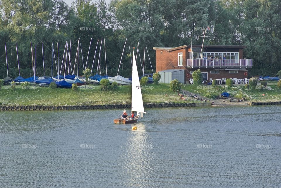 Sailing. Boat