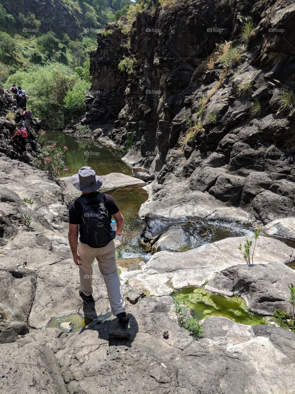 Hiking in the heart of a natural reserve